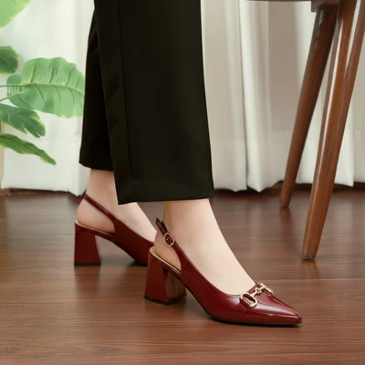 Elegant Pointed Slingbacks