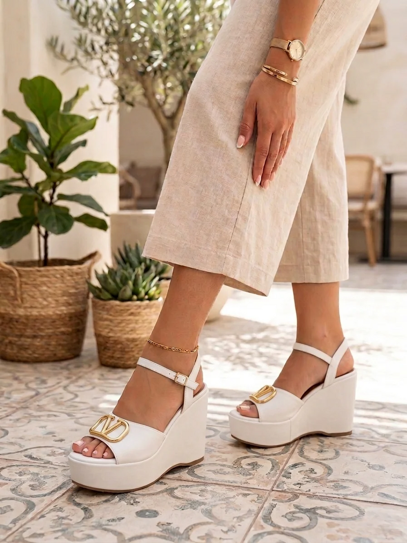 Luna Ivory Wedge